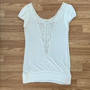 White decorative back shirt!